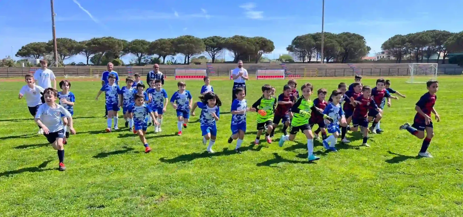 Nuovo sito Polisportiva Quartieri Riuniti dedicato a calcio giovanile e famiglie.